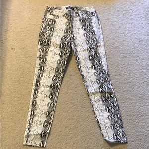 Snake Skin Pant Jeans